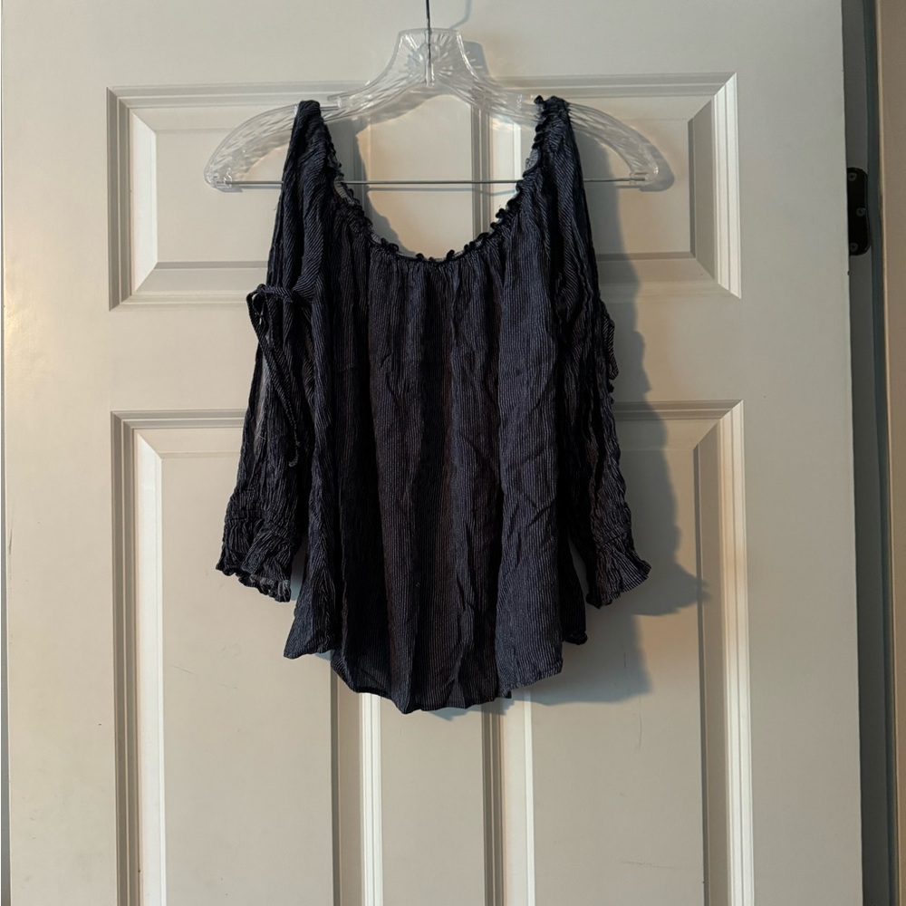 American Eagle Stylish Blue Blouse